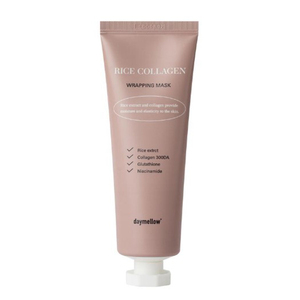 [Daymellow2] maschera avvolgente con collagene di riso maschera idratante profonda per il viso con collagene 300DA ed estratto di riso per l'elasticità della pelle - Product Image 1