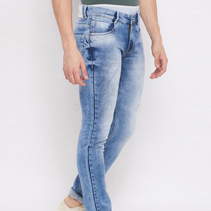 Pantalones vaqueros informales de estilo recto medio para hombre, pantalones de alta calidad 100% algodón, Color personalizado, transpirable, pana sólida mediana - Product Image 2
