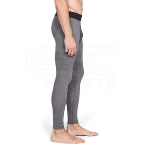 Legging OEM de fábrica para hombre, ropa de gimnasio, mallas ajustadas negras lisas, ropa deportiva de Yoga para hombre, ropa de entrenamiento, mallas - Product Image 4