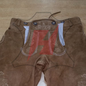 High Quality <b>Leather</b> Bavarian Lederhosen Wear <b>Shorts</b> Custom Made Logo Design Color <b>Shorts</b> With Embroidery - Product Image 5