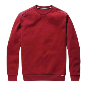 Sweatshirts à col rond unis décontractés pour hommes femmes pull d'hiver à manches longues motif 3D personnalisé 100% tissu polaire en coton - Product Image 1