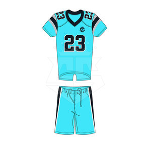 Los uniformes de fútbol americano más populares diseñan su propio logotipo Uniformes de fútbol americano para hombres de material sólido - Product Image 3