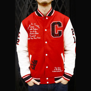 OEM Manufacture Chenille Embroidery Custom Logo Blank Plain Winter <b>Vintage</b> Breathable Polyester Sleeve Letterman <b>Varsity</b> <b>Jacket</b> - Product Image 6