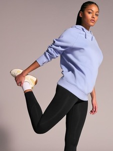 Sudadera con capucha transpirable con logotipo personalizado para correr de Fitness de mujer cómoda y vendedora caliente para sudaderas con capucha de diseño de desgaste de invierno - Product Image 2