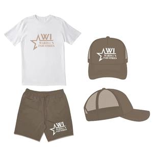 Ensembles d'été unisexe avec casquette de baseball pour adultes T-shirts d'été de qualité supérieure pour adultes avec ensembles courts de deux pièces - Product Image 4