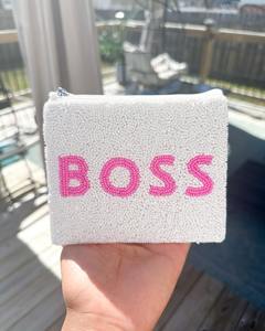 Bolsa de Algodón con Cuentas, Monedero Bordado a Mano, Mini Monedero Occidental con Cierre de Cremallera, Colores Mezclados, Cartera Tribal con Cuentas, Personalizable - Product Image 3