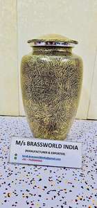 โกศเผาศพแบบอเมริกัน ทำจากโลหะอะลูมิเนียมสีเขียว สำหรับบรรจุเถ้ากระดูกมนุษย์ ความจุ 220 ลูกบาศก์นิ้ว ราคาสุดคุ้ม ดีไซน์ปรับแต่งได้ - Product Image 4