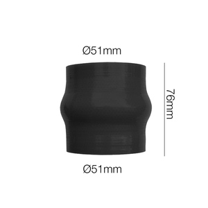 Manchon à soufflet Manitor, longueur 76 mm, diamètre intérieur 51 mm - Product Image 1