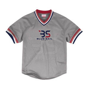 2025 recién llegado, camiseta de béisbol de tamaño personalizado, ropa deportiva de poliéster transpirable, opciones de talla grande disponibles - Product Image 2