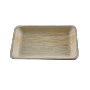 ถาดทรงสี่เหลี่ยมผืนผ้าแบนสำหรับอาหารค่ำย่อยสลายได้ถาดใส่ใบปาล์มแบบใช้แล้วทิ้ง - Product Image 3