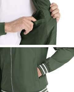 แจ็กเก็ตผ้าฟลีซคุณภาพสูงของผู้ชายแบบสั่งตัดสไตล์มหาวิทยาลัยแบบกระดุมสองแถวสไตล์ไฮสตรีทพร้อมแขนเสื้อหนังสำหรับฤดูหนาว - Product Image 3