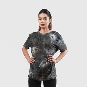 T-shirt de gymnastique bleu Shibori - Product Image 5