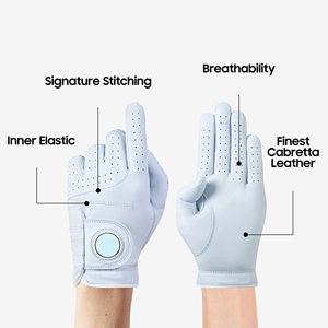 Gants de golf professionnels en cuir de mouton véritable pour hommes, équipement de sport confortable pour adultes - Product Image 2