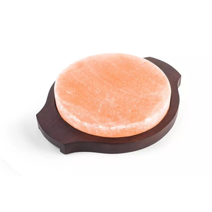 IMPEX PAKISTAN Planche de cuisson ronde de haute qualité en matériau organique sculpté sur le thème des fleurs avec base en bois - Product Image 5