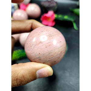 Esfera/bola de ópalo rosa - Energía/Reiki/Cristaloterapia - 2 pulgadas (5 cm) de diámetro y 165 g - SOLO UNA PIEZA - Product Image 2