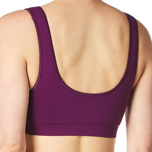 Soutiens-gorge de sport respirants à maintien élevé pour femmes, avec logo frontal simple, faible MOQ, personnalisables, pour la gym et le fitness, haute qualité, fabriqués au Pakistan - Product Image 3