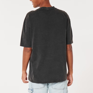 Camiseta Personalizada de Alta Calidad, Estilo Vintage, 100% Algodón, Gruesa, Ecológica, de Secado Rápido, con Efecto Desgastado por el Sol, Cuello Redondo y Ribete Acanalado - Product Image 4