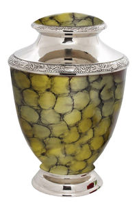 TROFEO DE CREMACIÓN AMERICANA URNA CON ACABADO DE FUEGO AZUL URNAS FUNERARIAS DE METAL URNAS DE CENIZAS DECORATIVAS DE INTERIOR - Product Image 2