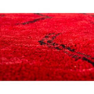 Tapis en laine à motifs abstraits Nuray Paem-512 noué à la main en rose et violet pour la décoration de la maison et du salon, tapis de Jaipur, États-Unis - Product Image 3