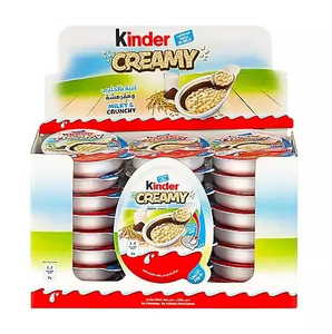 ขายส่งนมครีมมี่ Kinder และขนมกรุบกรอบ 24x19 กรัม กล่อง 456 กรัม ผลิตภัณฑ์ Ferrero ไม่มีสารแต่งกลิ่นรส นำเข้าจากต่างประเทศ - Product Image 2