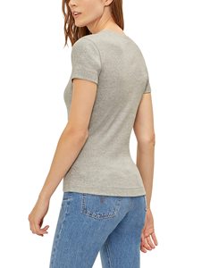 Camisetas bordadas de alta calidad para hombre, cuello redondo, manga corta, 100% algodón, personalizable - Product Image 5