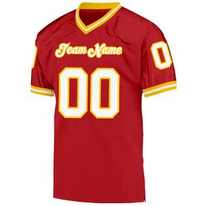 Auténtica Camiseta de Fútbol Retro para Hombre - 100% Poliéster, Impresión por Transferencia de Calor, Manga Corta, Cuello en V, Personalizable con Nombre del Equipo y Logotipo - Product Image 4