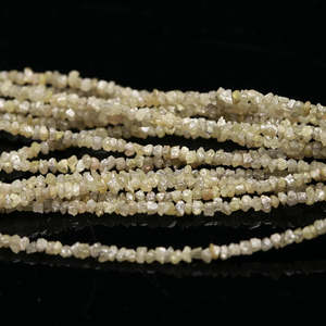 Perles de diamant brut jaunes non taillées, pureté VVS1 VS2, pépites de diamant à coupe excellente, diamants en vrac pour la fabrication de bijoux, certifiés IGI - Product Image 1