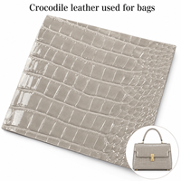 Tissu en cuir synthétique PU gaufré effet crocodile brillant pour sacs à main, portefeuilles, chaussures et accessoires de mode