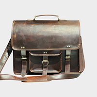 Sac à bandoulière pour ordinateur portable en cuir véritable pour homme, classique, luxueux, décontracté, avec fermeture éclair, léger, durable, portable