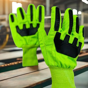 Gants de travail mécaniciens industriels TPR anti-choc pour la sécurité au gaz et au pétrole, avec logo personnalisé, pour le sauvetage sur les champs pétrolifères - Vente chaude - Product Image 6