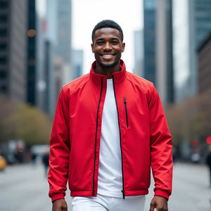 Ropa de entrenamiento para hombre, chaqueta de carcasa blanda, informal, de manga larga, con cremallera completa, chaquetas de senderismo, chaquetas de senderismo SoftShell ajustadas para hombre - Product Image 5