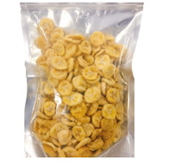 Vente directe d'usine croustilles de banane séchées frites sous vide à basse température collation saine avec texture dure goût sucré emballé dans des sacs