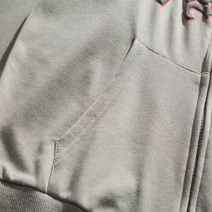 Sudadera con capucha bordada de algodón de gran tamaño para hombre Básicos transpirables para invierno Precio bajo Sudadera con capucha básica de alta calidad - Product Image 4