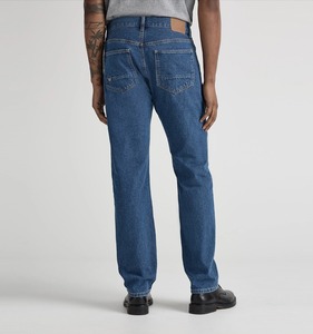 Vaqueros clásicos de alta calidad para hombre, Vaqueros elásticos informales originales - Product Image 4