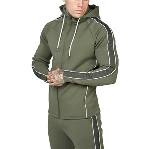 เสื้อวอร์มแนวสตรีทใส่วิ่งแบบผ้าฝ้ายมีฮู้ดสองชิ้นผ้าคอตตอนผ้าขนแกะหนาสำหรับ100% เสื้อกันหนาวมีฮู้ดขนาดใหญ่พิเศษออกแบบได้ตามที่ต้องการ - Product Image 1