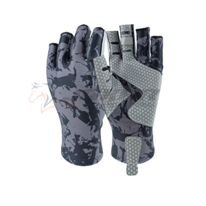 Gants de pêche durables avec paumes rembourrées, couche extérieure résistante au vent et sangles réglables pour une meilleure sécurité pendant les longues journées de pêche - Product Image 1