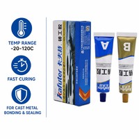 Adhésif époxy AB K-9119 Plage de température -20-120°C pour métaux moulés Kafuter