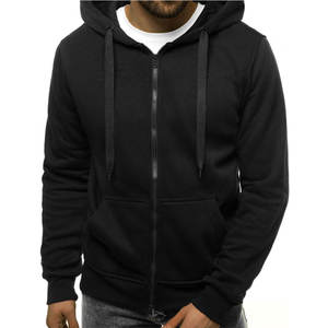 100% coton Logo personnalisé sweats à capuche zippés mode Streetwear lourd sweat à capuche zippé - Product Image 4