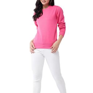 Sweat-shirt d'hiver personnalisé pour femme, haute qualité, 2XL, pur coton tricoté, manches longues, techniques d'impression, coupe ample et chaude, devant 2026 - Product Image 4