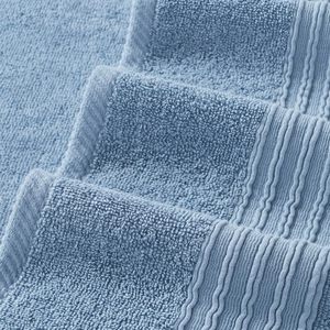 6 PC Cotton Hữu Cơ Jacquard & Rắn Thiết Kế Khăn Set Siêu Mềm 500 GSM Thấm Có Thể Giặt Bền Vững Phòng Tắm Spa Sử Dụng Hàng Ngày - Product Image 6