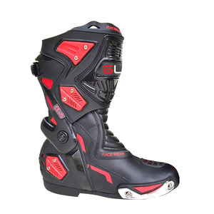 2025 Venta caliente nueva moto zapatos cómodos montar carreras impermeable transpirable cuero moto Motocross zapatos de cuero - Product Image 2