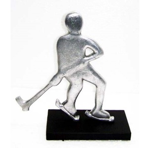 ประติมากรรมศิลปะรูปหญิงสาววิ่งทำจากโลหะอลูมิเนียมที่ทันสมัยมีลักษณะเฉพาะสำหรับตกแต่งบ้านสไตล์หรูหราดีไซน์สำนักงานพิมพ์ลายแบบกำหนดเอง - Product Image 3