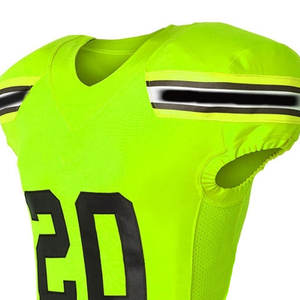 Uniforme de fútbol americano personalizado de alta calidad para hombre, cómodo poliéster, manga corta, diseño impreso, talla grande disponible - Product Image 5