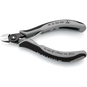 KNIPEX 125 mm Precision Electronics Side <b>Cutters</b> Beveled <b>Edge</b> Scissor with Polished Very Small Shear - Product Image 4