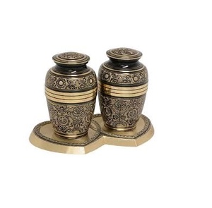 Handcrafted Elegant Large Adult Cremation Urn <b>Memorial</b> Decorative Floor <b>Vase</b> for Burial for Funeral Use - Product Image 1