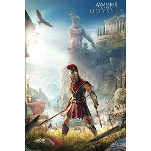 Póster con diseño de Assassin's Creed Odyssey para decoración de pared - Product Image 1