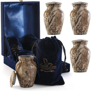 Urnas de cremación para humanos-Urna duradera ecológica de aluminio de estilo europeo para cenizas conmemorativas funerarias - Product Image 2