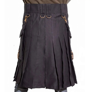 Prix de gros, kilt traditionnel écossais en tartan pour hommes, kilt utilitaire en tartan écossais, 8 yards, kilt écossais pour femmes - Product Image 6