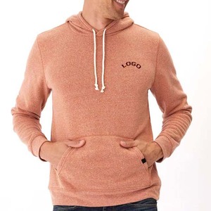 เสื้อกันหนาวมีฮู้ดสำหรับผู้ชายผ้าฝ้ายแบบสวมหัวมี100% บริการ OEM ออกแบบโลโก้ได้ตามต้องการ - Product Image 1