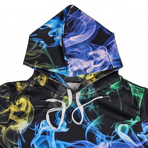 Qualité supérieure 100% coton 3D imprimé pull à capuche pour hommes nouveau Design col à capuche hiver polaire vêtements en taille XS - Product Image 3